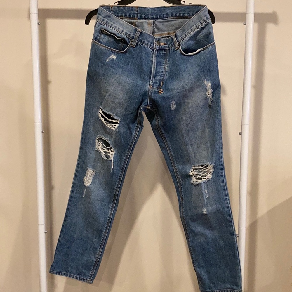 Ksubi Gee Gee 1979 deconstructed denim jeans